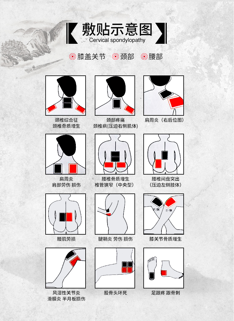 2、法律教程正確粘貼黑膏藥